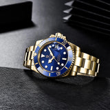 Top Brand Luxury New Stainless Steel Mechanical Sapphire Glass Automatic Waterproof Sports Watch for Men