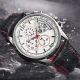 Popular Top Luxury Brand Fashion Movement Military Style Leather Quartz Watches for Men - Top Choice