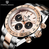 New Fashion Brand Quartz Automatic Date Watches Diving 100M Sport Chronograph Sapphire Glass Casual Watch - The Jewellery Supermarket