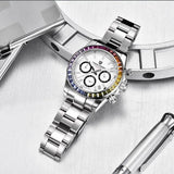 Popular Top Luxury Brand Automatic Date Chronograph Japan VK63 Sapphire Glass Quartz Watches For Men