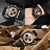 Popular Top Luxury Brand Quartz Automatic Date Wristwatch for Men - Waterproof Sport Chronograph Watch - The Jewellery Supermarket