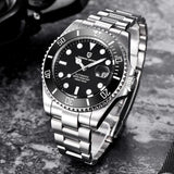 Luxury Top Brand 43MM Men's Diving Mechanical Wristwatches with Sapphire Glass - Business Automatic Watches for Men