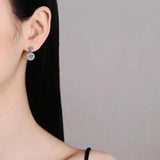Remarkable D Colour 1CT Moissanite Diamonds Drop Earrings For Women - Party Fine Jewellery Diamond Stud Earrings - The Jewellery Supermarket