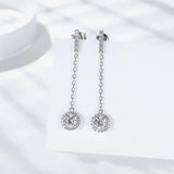Exquisite 18KGP 1-2ct D Color VVSI Clarity Moissanite Diamonds Drop Earrings -  Silver Fine Jewellery for All Occasions