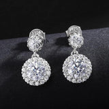 Remarkable D Colour 1CT Moissanite Diamonds Drop Earrings For Women - Party Fine Jewellery Diamond Stud Earrings