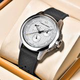 Luxury Brand 40mm Japan TMI VH88 Movt Sapphire Crystal Calendar 24 Hours 100M Waterproof Quartz Wristwatches for Men