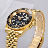 New PD-1662 V5 Luxury Ceramic Bezel Automatic 100M Waterproof GMT Mechanical Watches for Men