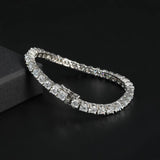 Awesome D Colour VVS1 Moissanite Diamonds Tennis Bracelets Silver Lab Diamond with GRA Certificate Jewellery