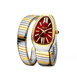 Luxury Crystal Hip Hop Unique Design Silver Gold Steel Bangle Fashion Casual Ladies Quartz Watches