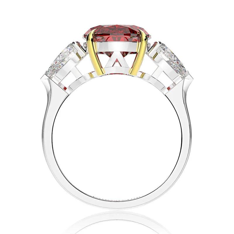 Delightful 100% 925 Sterling Silver AAAAA Opal Topaz Lab Created Gemstone Big Rings - Luxury Fine Jewellery - The Jewellery Supermarket