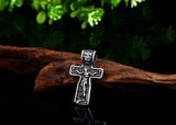 New 316L Stainless Steel Jesus Christ Cross Mens Pendant Necklace - Religious Believers High Quality Jewellery - The Jewellery Supermarket