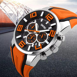 New Arrival Luxury Brand Chronograph Watches for Men - Waterproof Male Quartz Sports Watches - The Jewellery Supermarket