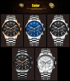 Top Luxury Brand Business Quartz Mens Watches - Military Style Sports Waterproof Wristwatches, Ideal Gifts - The Jewellery Supermarket