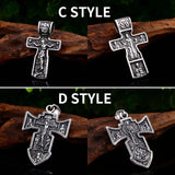 New 316L Stainless Steel Jesus Christ Cross Mens Pendant Necklace - Religious Believers High Quality Jewellery - The Jewellery Supermarket