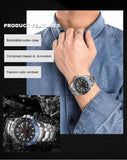 Luxury Brand Calendar Quartz Watches for Men - Business Luminous Military Design Waterproof Popular Wristwatches - The Jewellery Supermarket