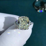 Amazing 5 CT Cushion Cut High Quality AAAAA High Carbon Diamonds Wedding Engagement Rings - Fine Jewellery - The Jewellery Supermarket