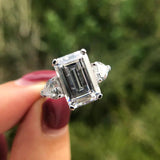 Radiant 7 Carats AAAAA High Carbon Diamond Sparkling Big Rings For Women - Top Quality Luxury Jewellery - The Jewellery Supermarket