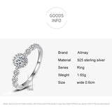 *NEW*  Classic Luxury AAAA High Quality Simulated Diamonds Sterling Silver Fashion Ring