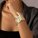 New Arrival Personalized Punk Alloy Exaggerated Starfish Open Wide Bangle - Fashion Jewellery