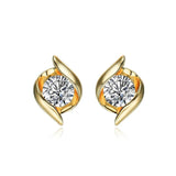 Real 1 Carat D Color VVS1 Moissanite Diamonds Stud Earrings For Women Top Quality Silver Sparkling Fine Jewellery