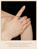 Terrific 1.0CT D Colour VVS1 EX Round Moissanite Diamond Ring for Women - Silver Engagement Wedding Jewellery - The Jewellery Supermarket