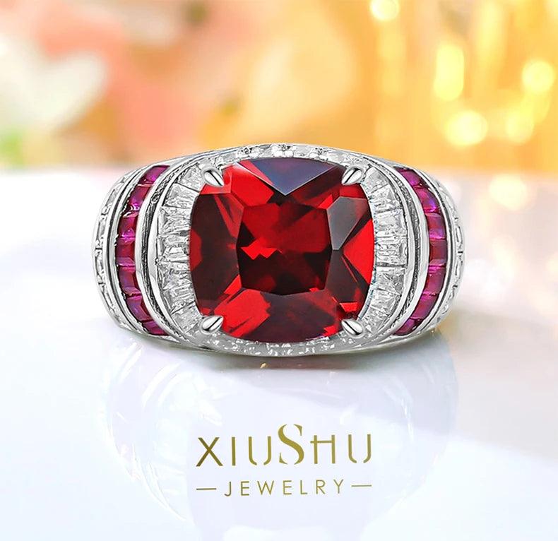 Elegant New Coloured Treasure Ring for Women Set with High Quality AAAAA High Carbon Diamonds, Fine Jewellery - The Jewellery Supermarket