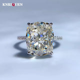 Trend Iced Cut Trend 10*12mm Iced AAAAA Cut High Carbon Diamond Rings for Women Wedding Party Fine Jewellery - The Jewellery Supermarket