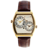 New Arrival Top Brand Double Time Zone Julius Men's Watches -  Miyota Mov't Fashion Retro Wristwatches - The Jewellery Supermarket