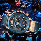 New Luxury Brand Fashion Chronograph Sport Quartz Leather Waterproof Wristwatches - Popular Choice - The Jewellery Supermarket