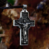 New Style Religious Shrine Giant Cross Necklace Titanium Steel Pendant Stainless Steel Male Trend Jewellery - The Jewellery Supermarket