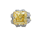 Splendid 12 Carat Sea Blue AAAAA High Carbon Diamond Big Rings -  Fashionable Luxury Jewellery - The Jewellery Supermarket
