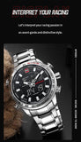 Top Brand Luxury Fashion Sport Quartz Analog Digital Waterproof Stainless Steel Men's Watches - Popular Choice - The Jewellery Supermarket