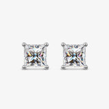 Luxury 1CT D Colour VVS1 Moissanite Diamonds Screw Earrings For Women and Men - S925 Sterling Silver Fine Jewellery - The Jewellery Supermarket