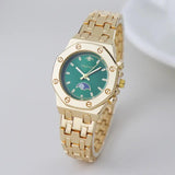 New Classic Hexagon Steel Band Watches For Women - Female Fashion Casual Quartz Ladies Wristwatches - The Jewellery Supermarket