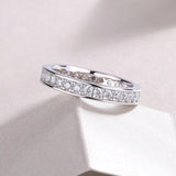 Luxury 0.9CTTW All MoissaniteDiamonds Engagement Wedding Eternity Rings for Women - Popular Fine Jewellery - The Jewellery Supermarket