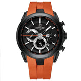 VIP Top Brand New Fashion Leather Strap Waterproof Luminous Chronograph Sport Watches for Men - Ideal Gifts - The Jewellery Supermarket