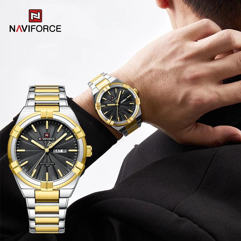 Top Original Brand Luxury Waterproof Stainless Steel Casual New Fashion Design Quartz Watches for Men - The Jewellery Supermarket