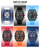 Top Brand Luxury Square Quartz Men's Watches - Waterproof Luminous Chronograph Watches for Men - The Jewellery Supermarket