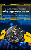 Luxury Silicone Strap Men's Watch High Quality Quartz Wristwatch Waterproof Fashion Casual Vibe