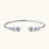 Luxury D Colour 1.8cttw Full Moissanite Diamonds Tennis Bracelets For Women - Bubble Fine Jewellery Bracelets