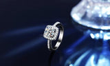 Lovely Real 1 Carat D Color Diamond VVS Moissanite Diamonds Gemstone Sterling Silver Engagement Wedding Jewellery - The Jewellery Supermarket