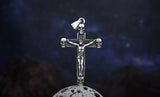 NEW Men's 316L Stainless-steel Jesus Cross Pendant With Skull Necklace For Teens Punk Biker Jewelry - The Jewellery Supermarket