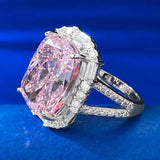 Fabulous New Ice Flower Cut G Colour High Quality AAAAA High Carbon Pink Diamonds Ring - Fine Jewellery - The Jewellery Supermarket