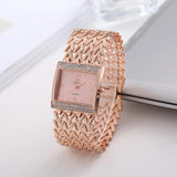 New Women's Fashion Quartz Watches - High Quality Bracelet CZ Diamonds Wristwatches - Ideal Presents