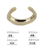 New Geometric Irregular Metal Fashion Personality Design Open Bracelets for Women - Retro Jewellery  - The Jewellery Supermarket