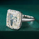 Cushion Cut 6ct AAAAA Lab Diamond Sterling Silver Party Wedding Engagement Jewellery Big Rings for Women - The Jewellery Supermarket