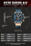 New Luxury Brand Fashion Chronograph Sport Quartz Leather Waterproof Wristwatches - Popular Choice - The Jewellery Supermarket