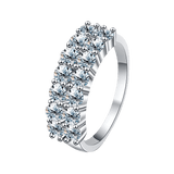 Luxury New 1.4ct D Color Moissanite Diamonds Eternity Rings for Women - Wedding Engagement Fine Jewellery - The Jewellery Supermarket