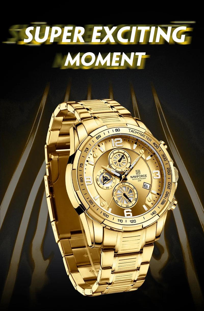 Top Brand Luxury Fashion Design Multifunction Waterproof Quartz High Quality Watches for Men - The Jewellery Supermarket