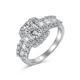 Awesome Geometric 8A Ice Flower Cut High Quality AAAAA High Carbon Diamonds, High-end Fashion Fine Rings